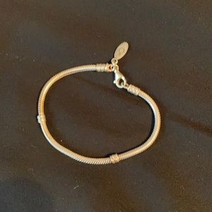 Pandora silver charm bracelet 7 inches